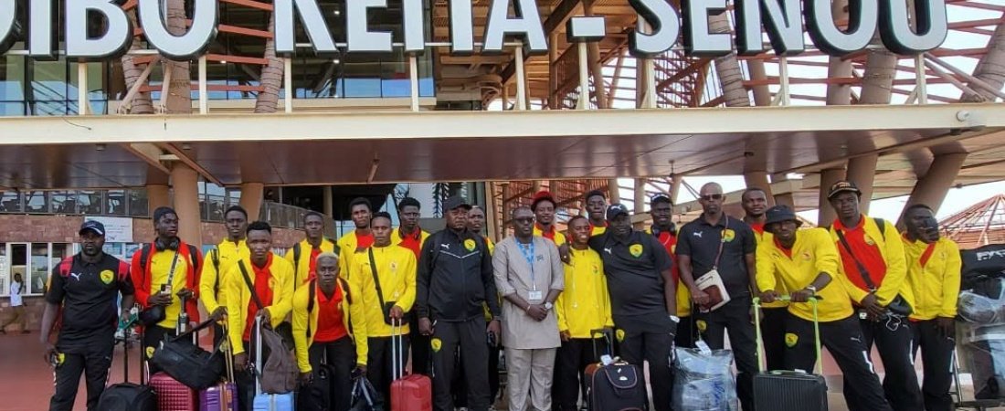 UFOA-A U20 : le Syli National et son staff sont arrivés à Bamako