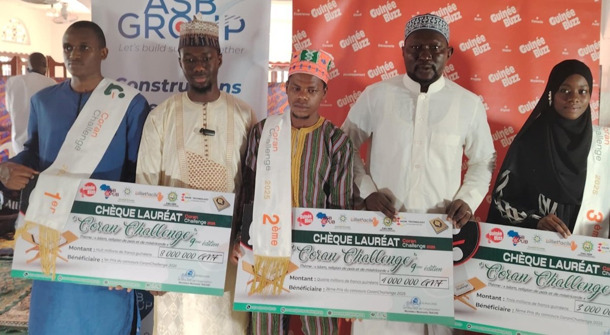 Coran Challenge 2025 : Mamadou Samba Diallo sacré champion de la 9ᵉ édition !