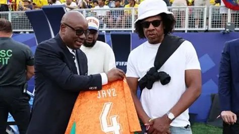 Jay-Z invité de marque du football ivoirien à la Coupe du monde