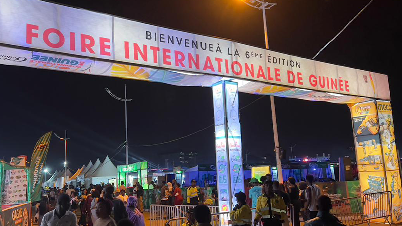 Entrée principale de la FIG (6e Edition) au stade GLC de Nongo 