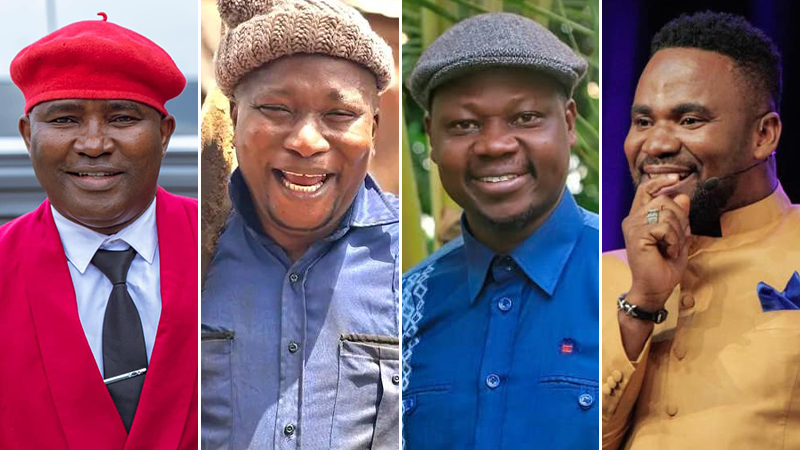 De gauche à droite : Le Magnific – Kabakoudou – Ambassadeur Agalawal – Boukary 