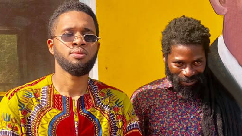 Les artistes Jupiter Davibe et Takana Zion 