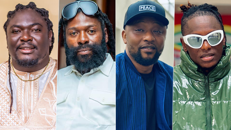 De gauche à droite : Singleton, Takana ZIon, Djanii Alfa, Lil Saako