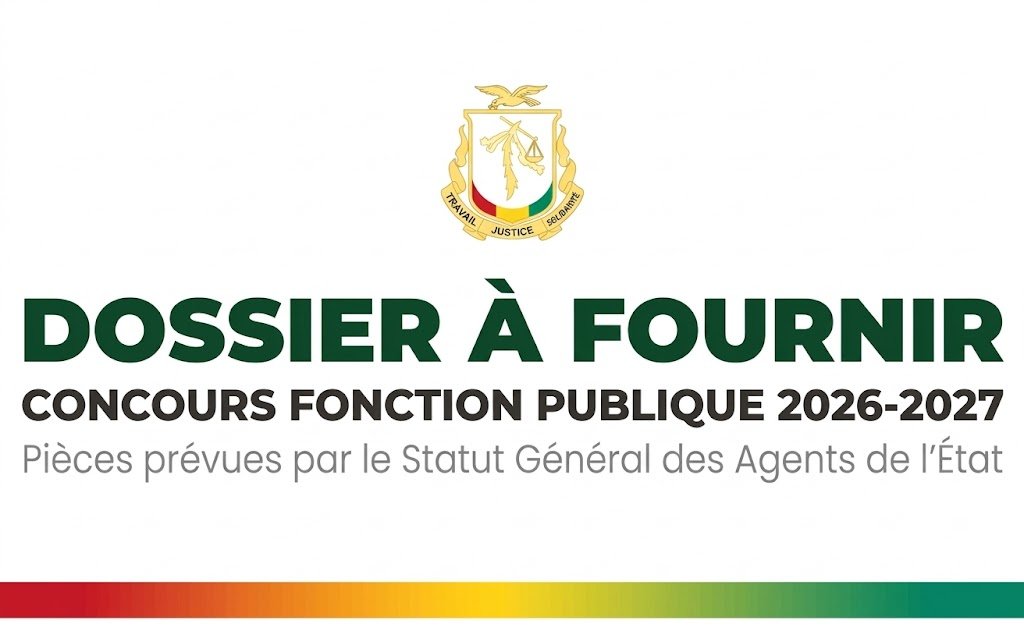 concours fonction publique Guinée 2026