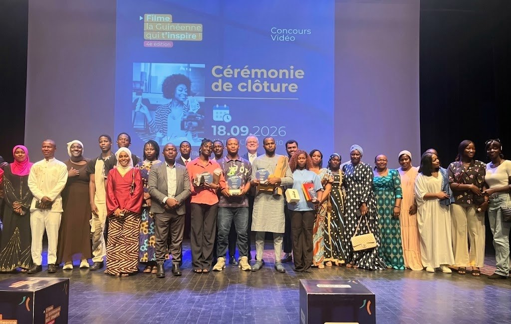 « Filme la Guinéenne qui t’inspire » : quatre jeunes récompensés à Conakry
