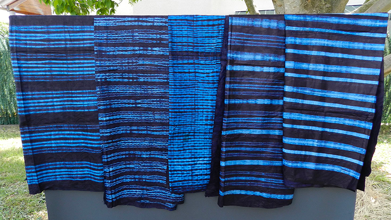 Différents modèles du tissu Leppi